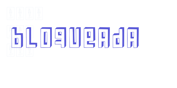 Bloqueada font