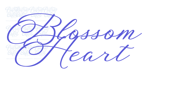 Blossom Heart font free