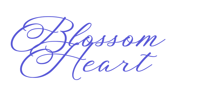 Blossom Heart Font Download