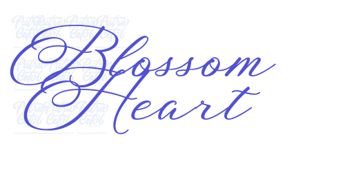 Blossom Heart-font-download