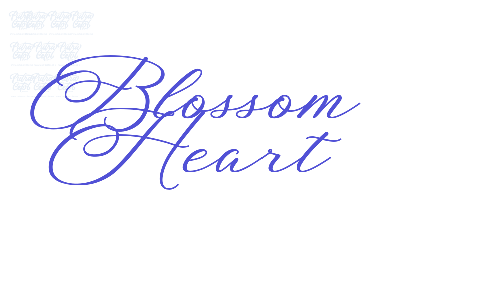 Blossom Heart-font-download