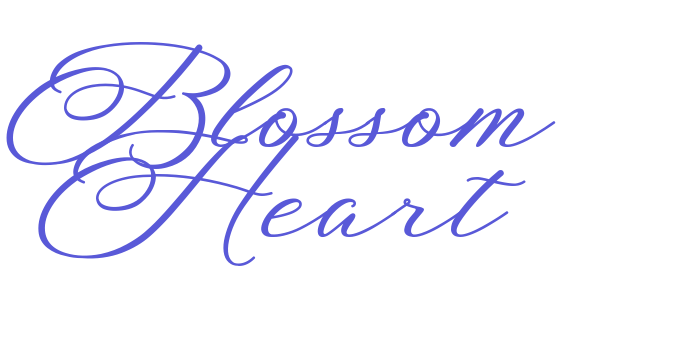 Blossom Heart Font