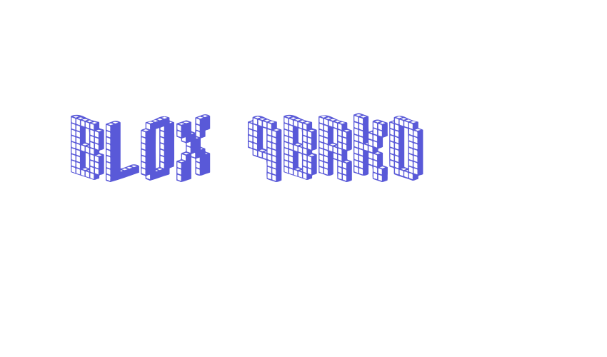 Blox (BRK) Font Download