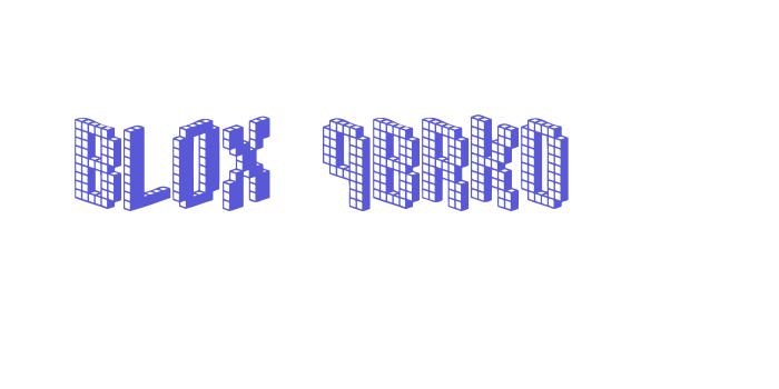 Blox (BRK) Font Download