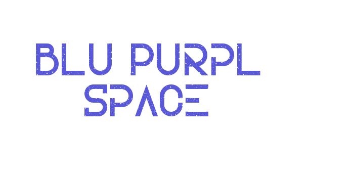 Blu Purpl Space Font Download