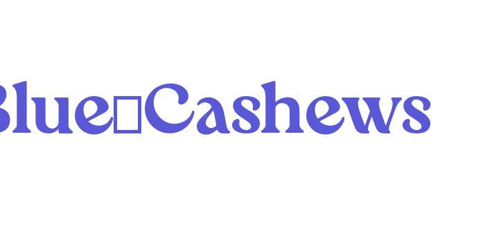 Blue_Cashews Font