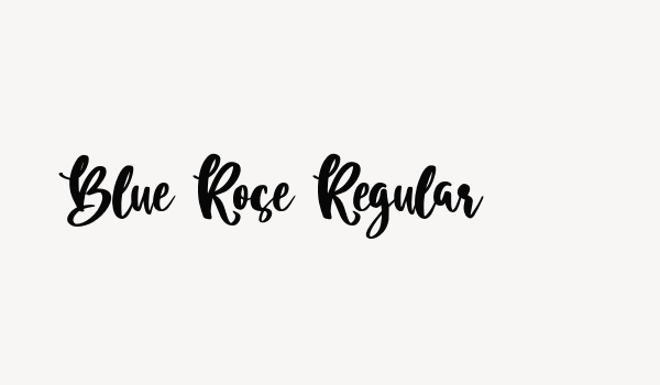 Blue Rose Regular Font