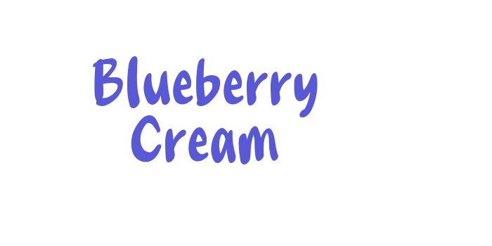 Blueberry Cream Font Download