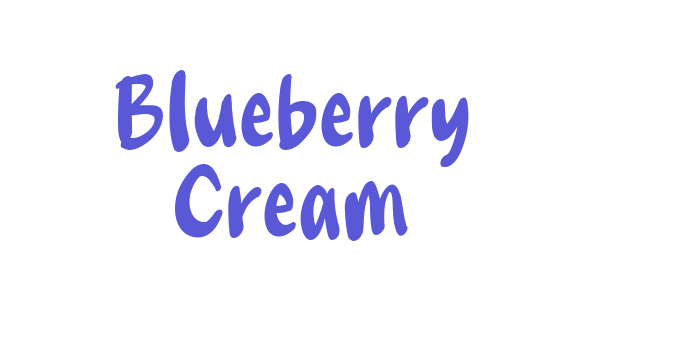 Blueberry Cream Font