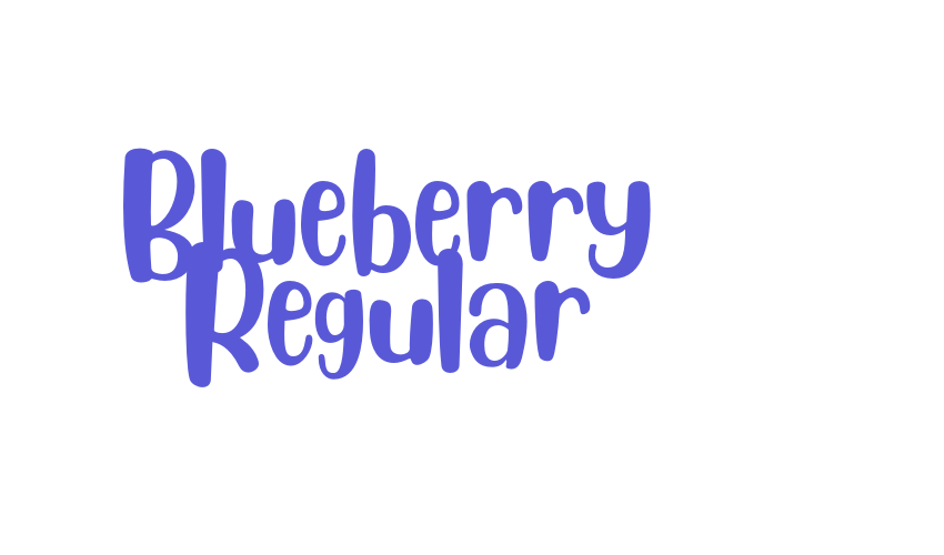 Blueberry Regular Font Download