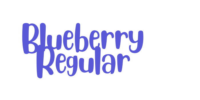 Blueberry Regular Font Download