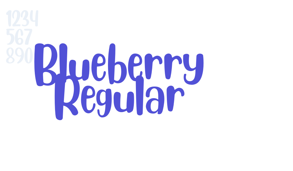 Blueberry Regular-font-download