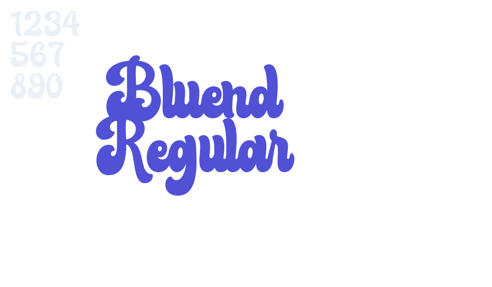 Bluend Regular-font-download