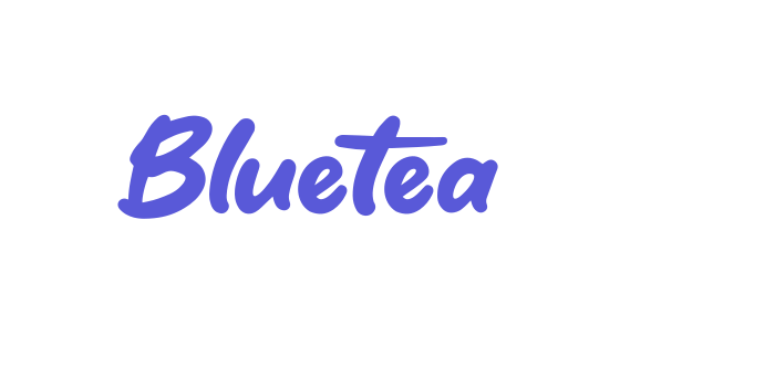 Bluetea Font