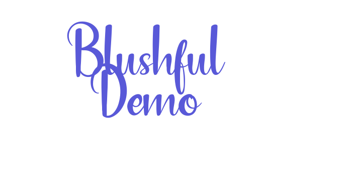 Blushful Demo Font Download