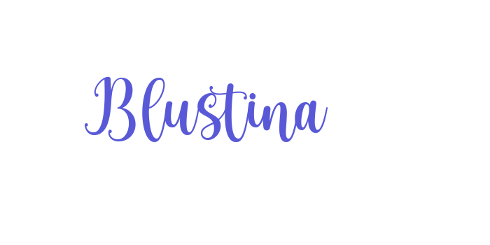 Blustina Font Download