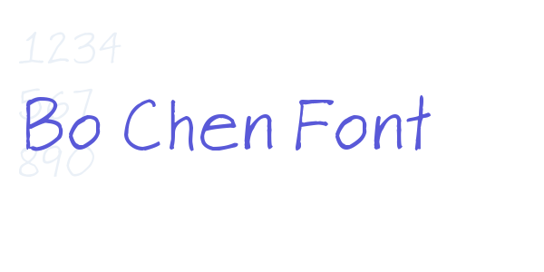 Bo Chen Font font