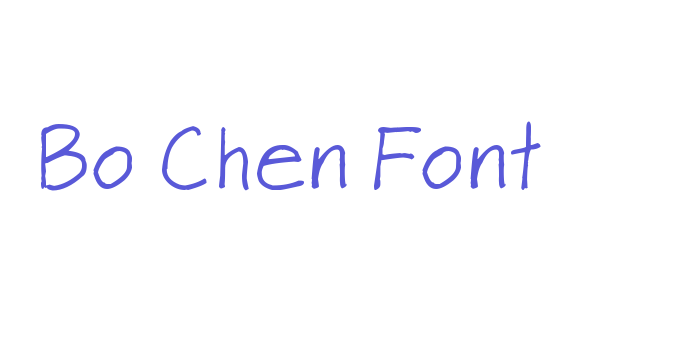 Bo Chen Font Font Download