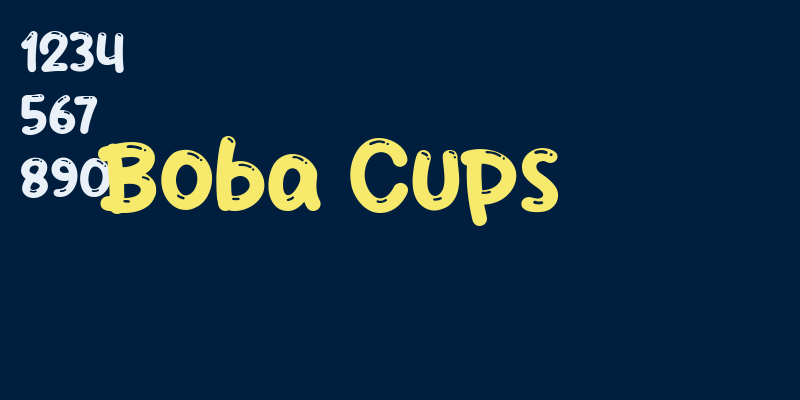 Boba Cups