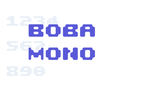 Boba Mono Font