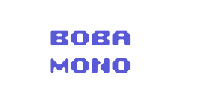 Boba Mono Font