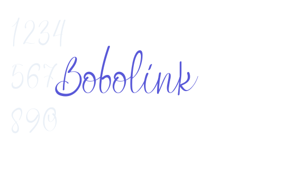 Bobolink Font