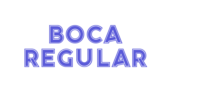 Boca Regular Font Download