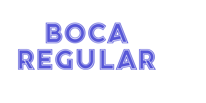 Boca Regular Font