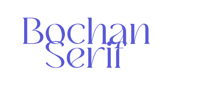 Bochan Serif Font Download