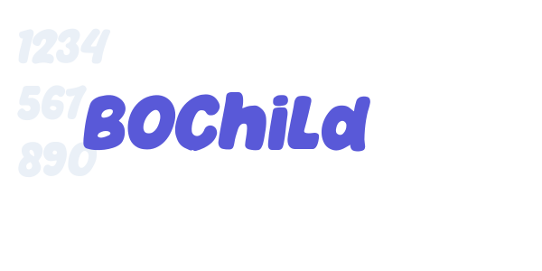 Bochild font free