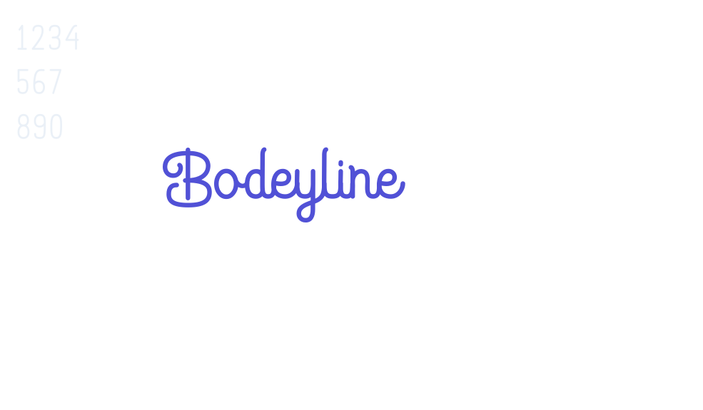 Bodeyline-font-download