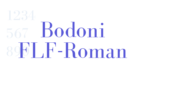 Bodoni FLF-Roman font free