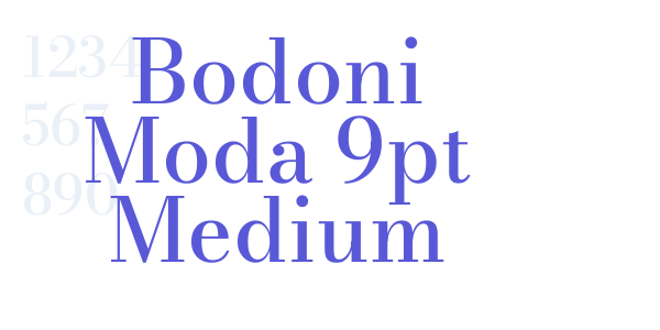 Bodoni Moda 9pt Medium font free