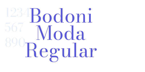 Bodoni Moda Regular font free