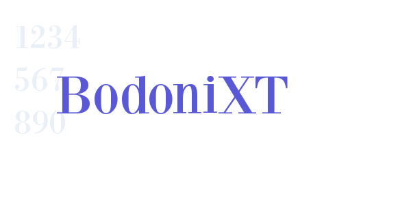 BodoniXT font free