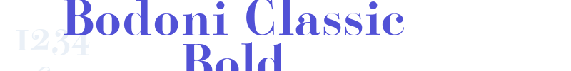 Bodoni Classic Bold-font