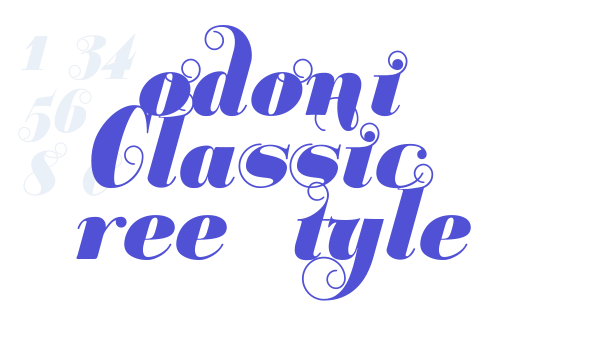 Bodoni Classic Free Style font download