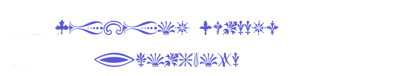 Bodoni Classic Ornaments-related font
