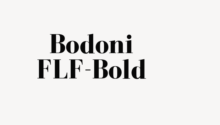 Bodoni FLF-Bold font download