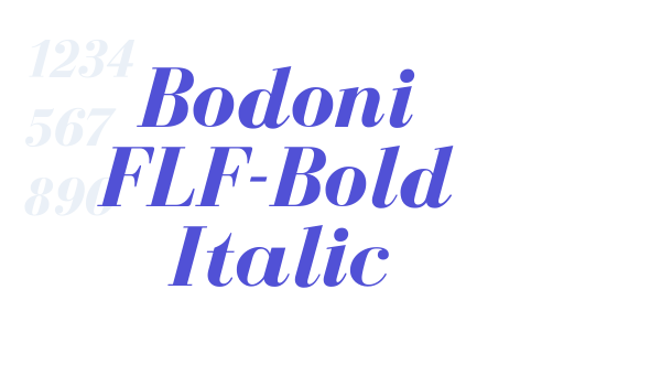 Bodoni FLF-Bold Italic font download