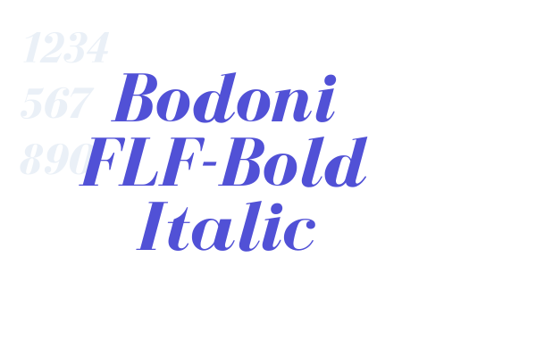 Bodoni FLF-Bold Italic