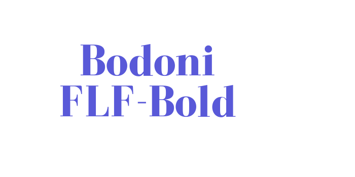 Bodoni FLF-Bold Font Download