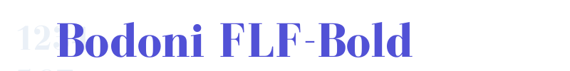 Bodoni FLF-Bold-font