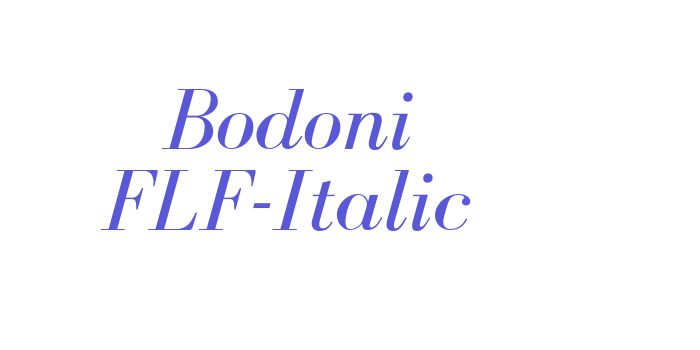 Bodoni FLF-Italic Font Download