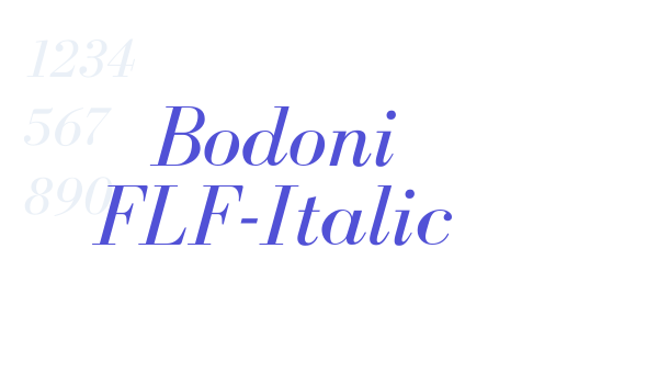 Bodoni FLF-Italic font download