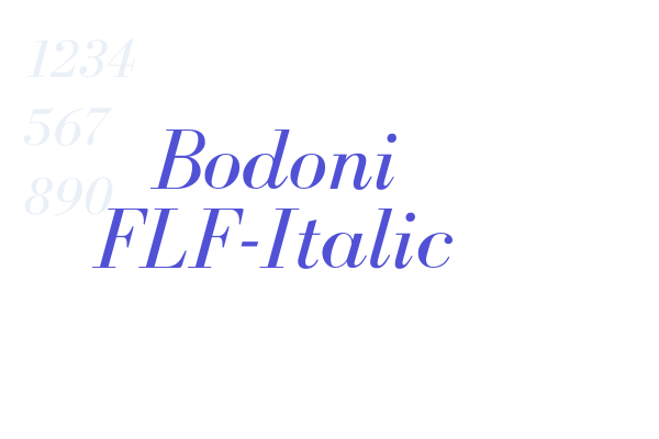 Bodoni FLF-Italic