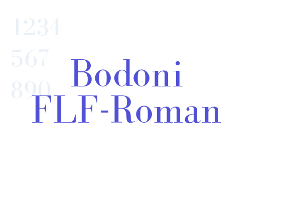 Bodoni FLF-Roman Font Download