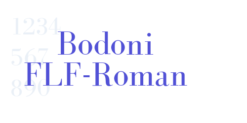 Bodoni FLF-Roman-font-download