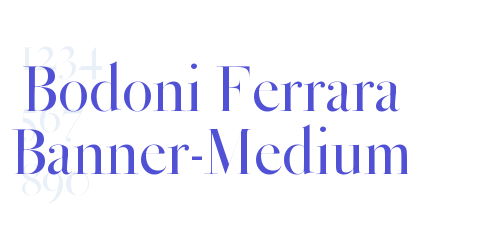 Bodoni Ferrara Banner-Medium-font-download