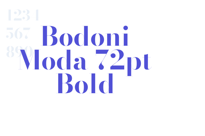 Bodoni Moda 72pt Bold font download